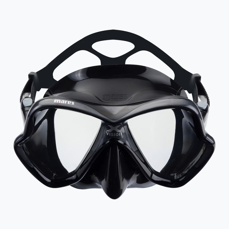 Mares X-Vision diving mask black 411053 2