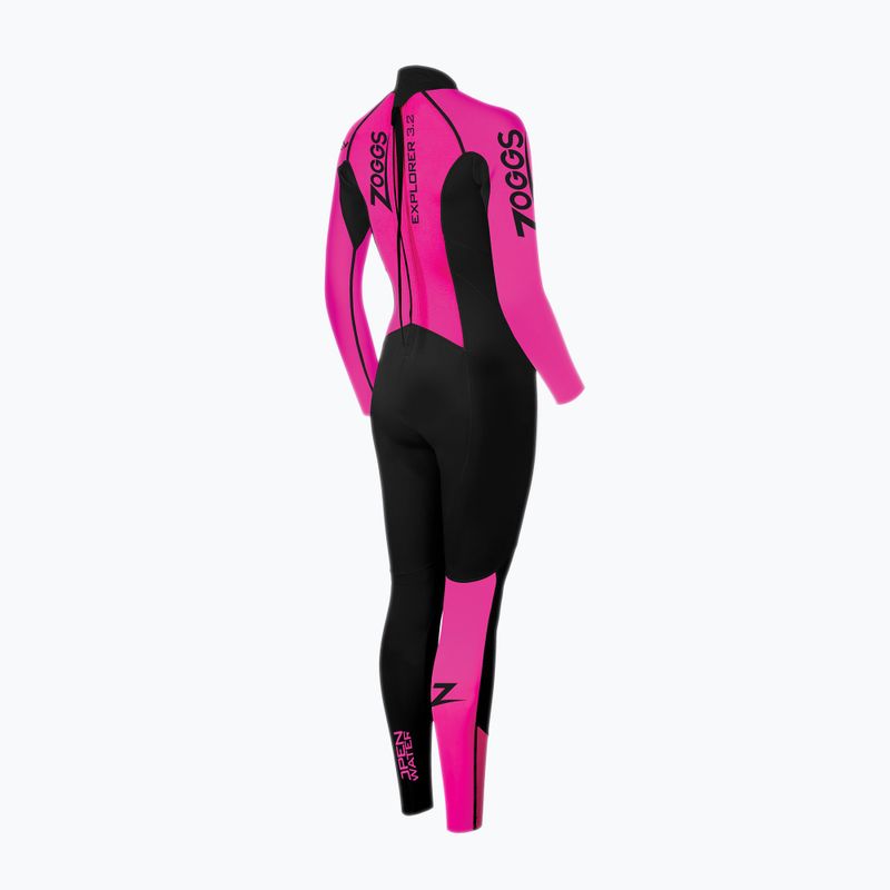Women's swimming foam Zoggs Ow Explorer Fs 3.2.2 mm black/pink 2