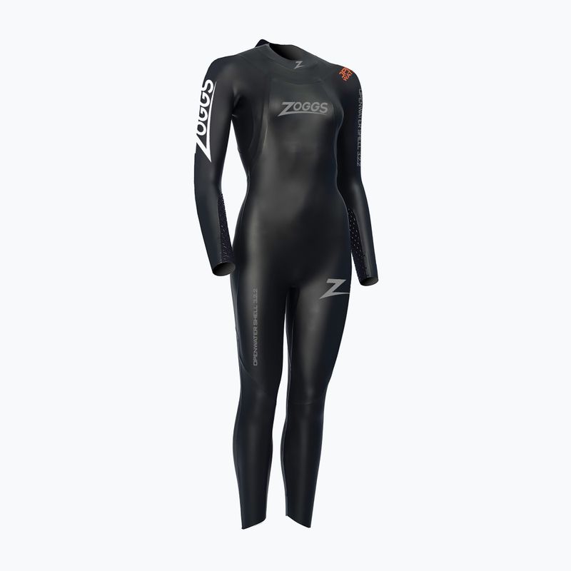 Women's Swim Foam Zoggs Ow Shell Fs 3.2.2 mm black/orange