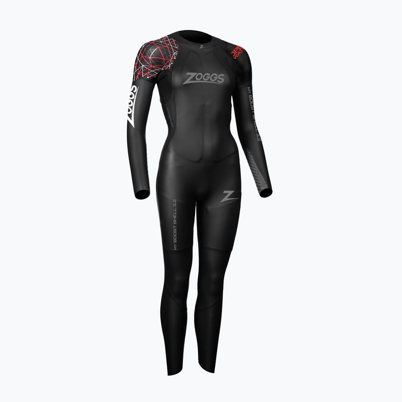 Women's Swim Foam Zoggs Ow Myboost Shell Fs 3.2 mm black/red