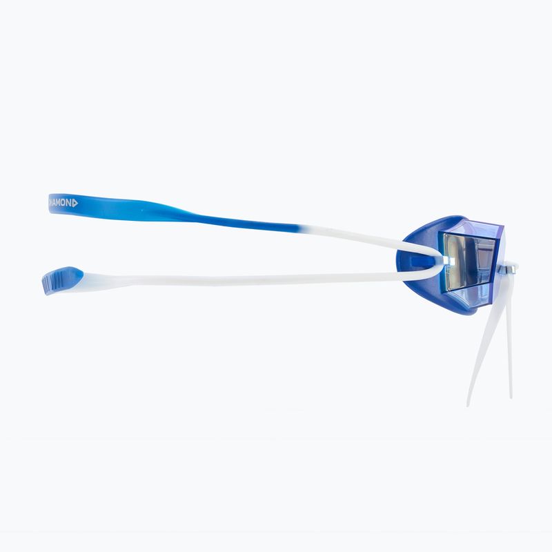 Zoggs Diamond Titanium blue/white/mirror gold swimming goggles 3