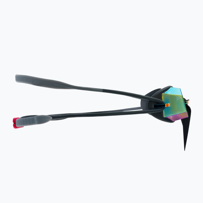 Zoggs Diamond Titanium grey/black/mirror red swimming goggles 461090 3