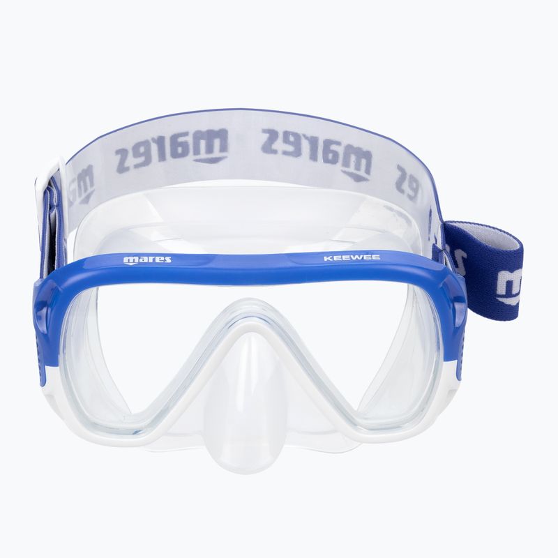 Mares Keewee snoreling mask clear clear blue 411075 2