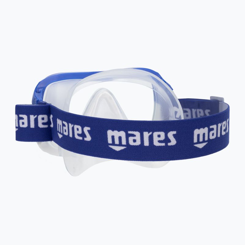 Mares Keewee snoreling mask clear clear blue 411075 4