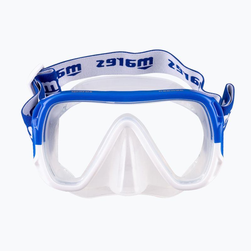 Mares Keewee snoreling mask clear clear blue 411075 6