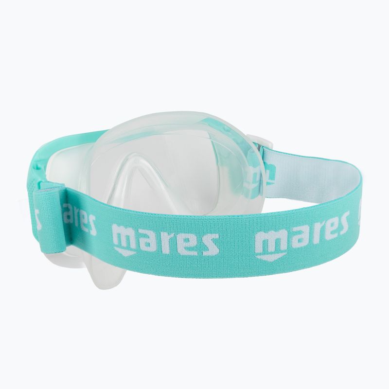 Mares Keewee snoreling mask clear clear blue 411075 4