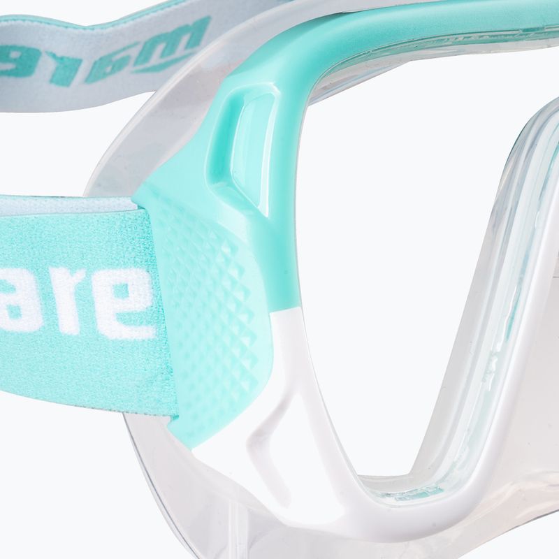 Mares Keewee snoreling mask clear clear blue 411075 7