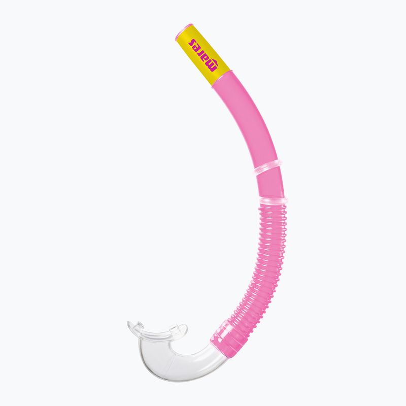 Mares Combo Jelly pink/yellow/clear children's snorkel kit 3