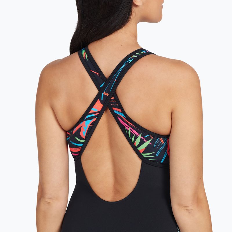 Women's one-piece swimsuit Zoggs Maya Hi Crossback maya print 6