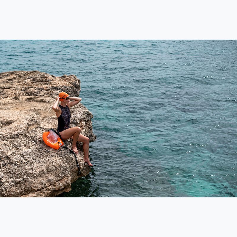 Zoggs Predator Flex Reactor grey/ orange/ reactor smoke swimming goggles 5