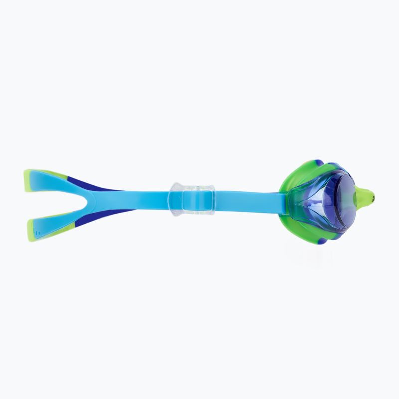 Zoggs Bondi blue/lime/tint blue children's swimming goggles 3