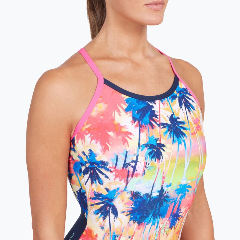 Women's one-piece swimsuit Zoggs Sunset Tri Back 6