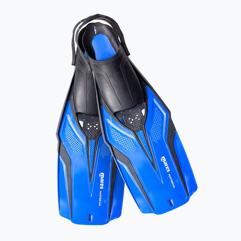 Mares Nateeva Junior children's snorkel fins blue