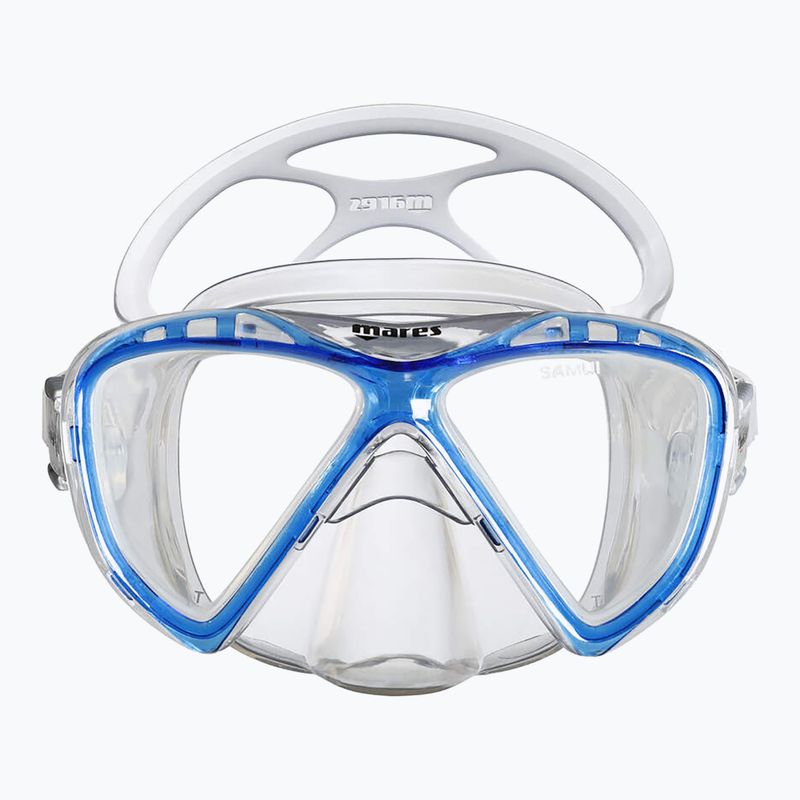 Snorkelling mask Mares Samui Mid blue reflex/clear 2