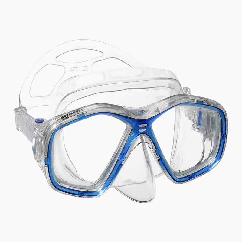 Snorkelling set Mares Tapu blue reflex/clear 2