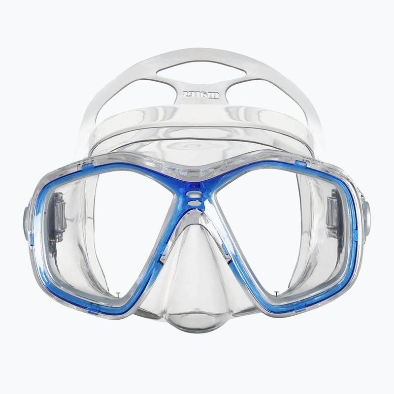 Snorkelling set Mares Tapu blue reflex/clear 3