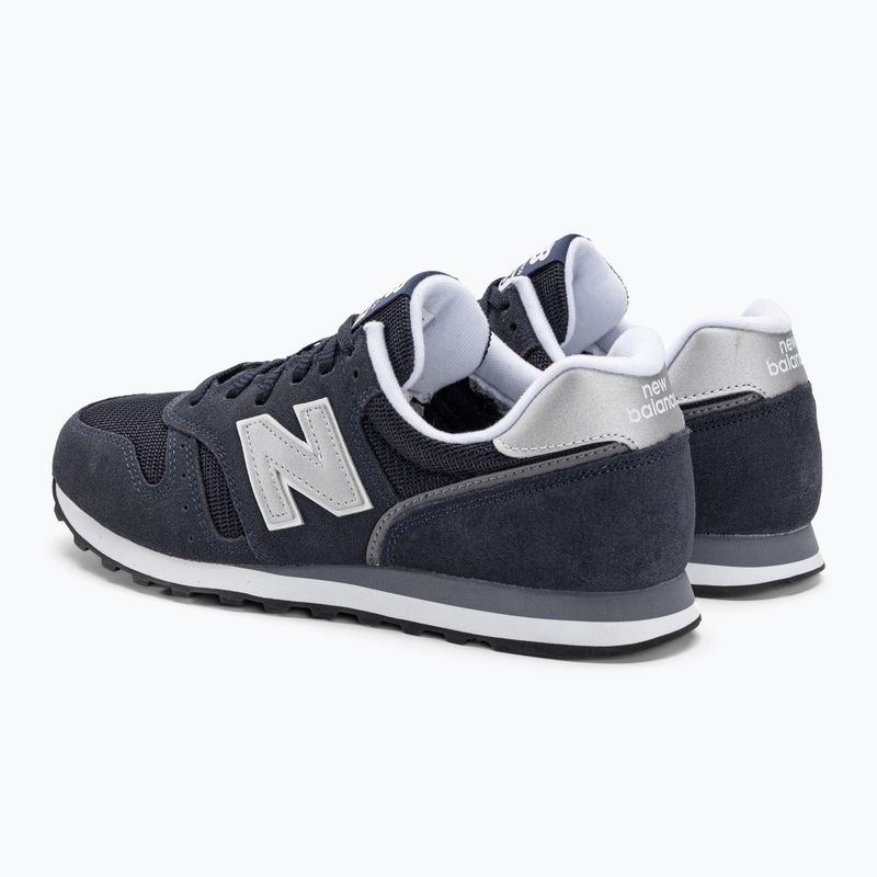 New Balance men's ML373V2 navy/white sneakers 3