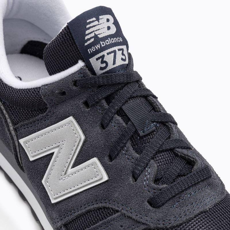 New Balance men's ML373V2 navy/white sneakers 8