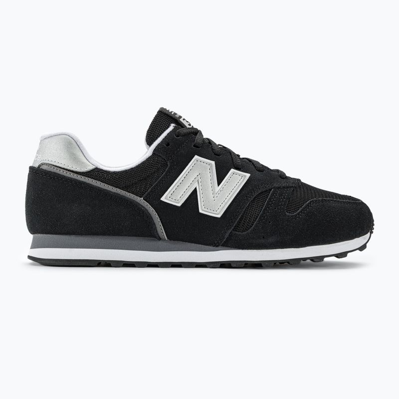 New Balance men's ML373V2 black/white sneakers 2