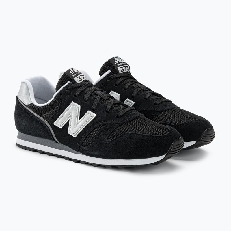 New Balance men's ML373V2 black/white sneakers 4