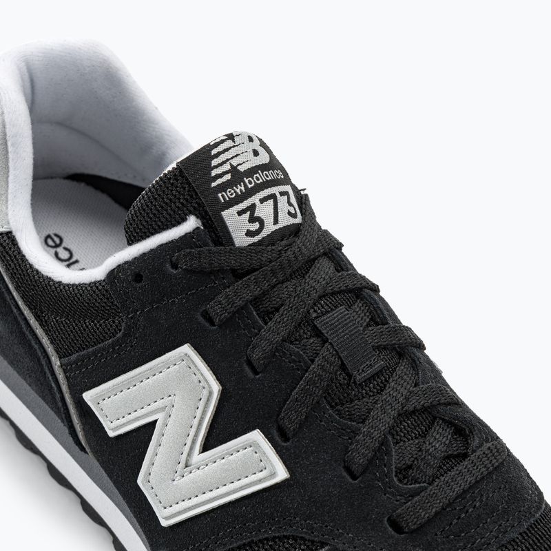 New Balance men's ML373V2 black/white sneakers 8
