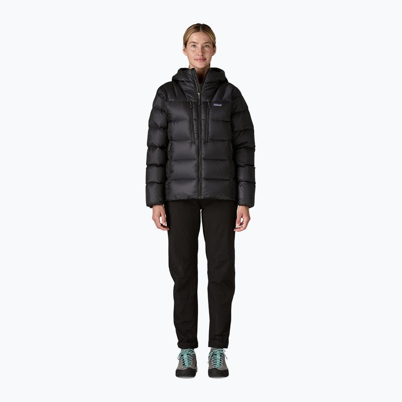 Patagonia women's down jacket Fitz Roy Down Hoody black 2