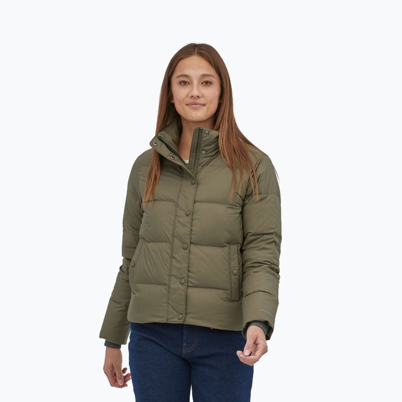 Women's down jacket Patagonia Silent Down basin green