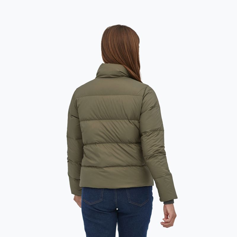 Women's down jacket Patagonia Silent Down basin green 3