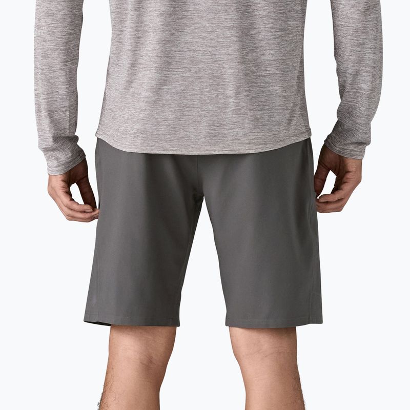Patagonia men's Terravia Trail 10" forge grey shorts 3