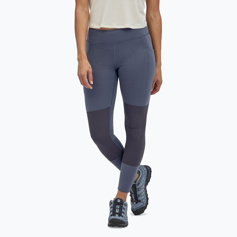 Patagonia women's leggings Pack Out Hike smordel blue