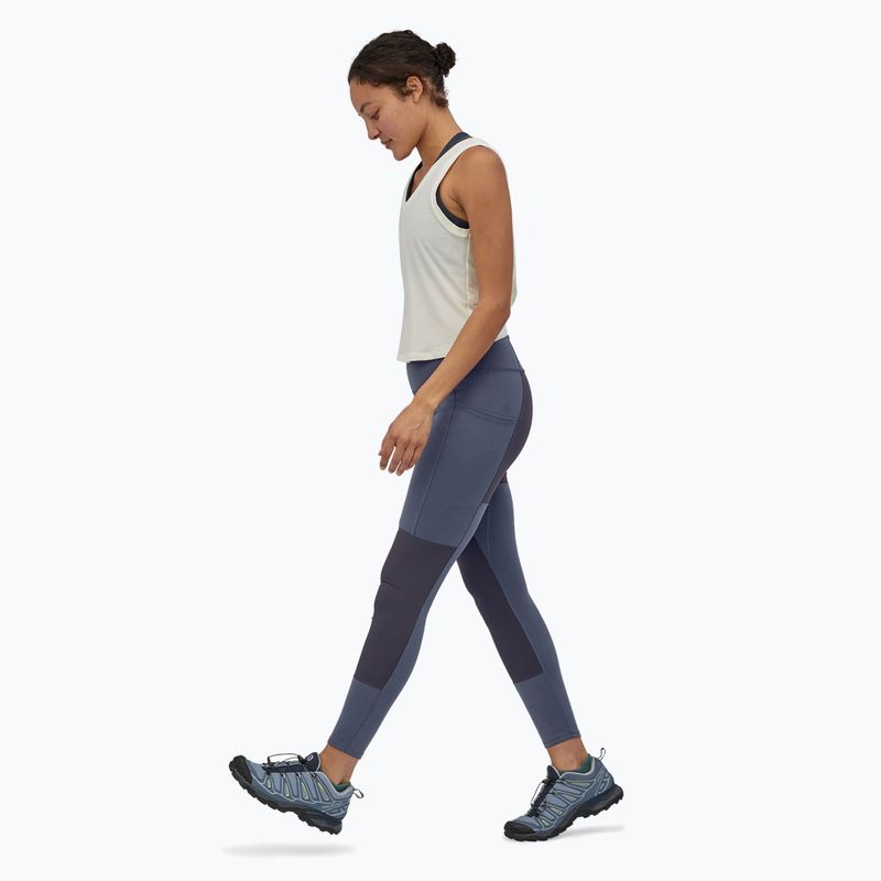 Patagonia women's leggings Pack Out Hike smordel blue 4