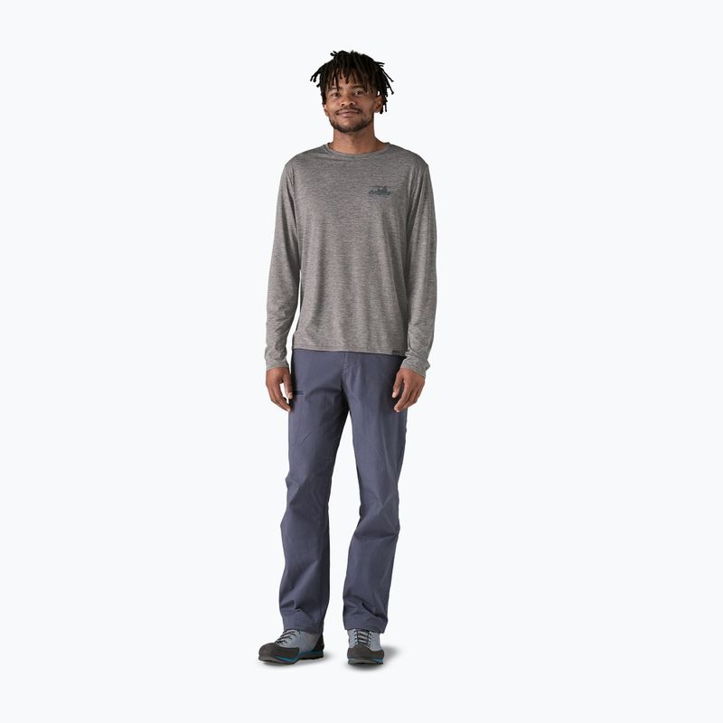 Men's Patagonia Cap Cool Daily Graphic Shirt 73 skyline/feather grey longsleeve 4