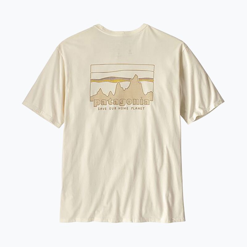 Patagonia men's t-shirt '73 Skyline Organic birch white 5