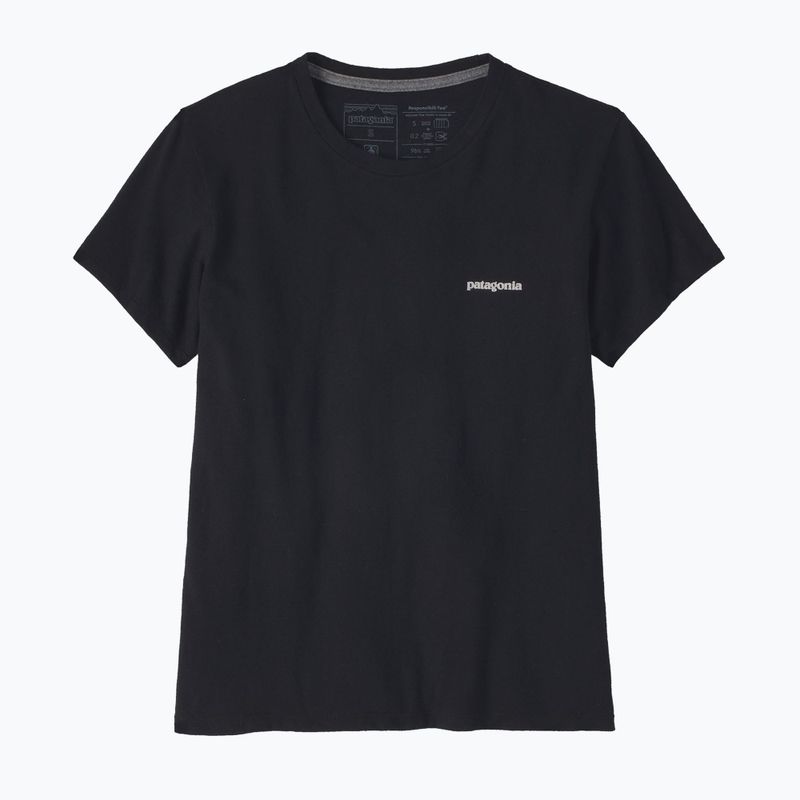 Women's T-shirt Patagonia P-6 Logo Responsibili-Tee black 3