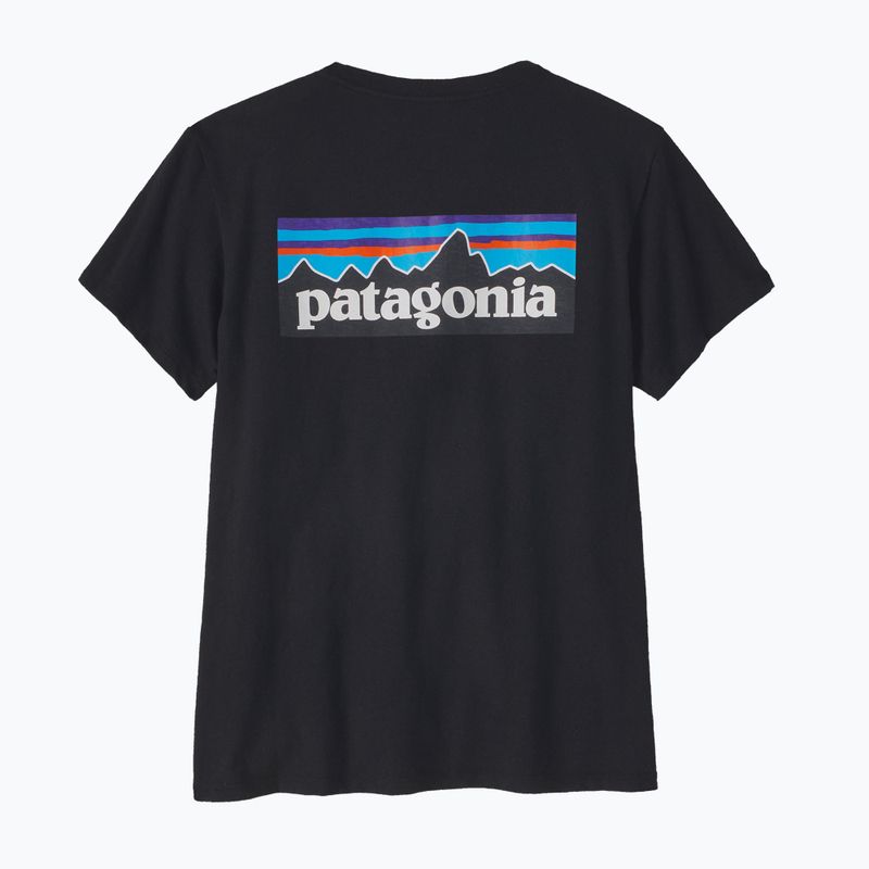Women's Patagonia P-6 Logo Responsibili-Tee black 3