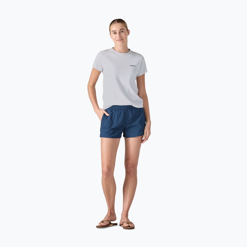 Women's trekking T-shirt Patagonia P-6 Logo Responsibili-Tee white 2