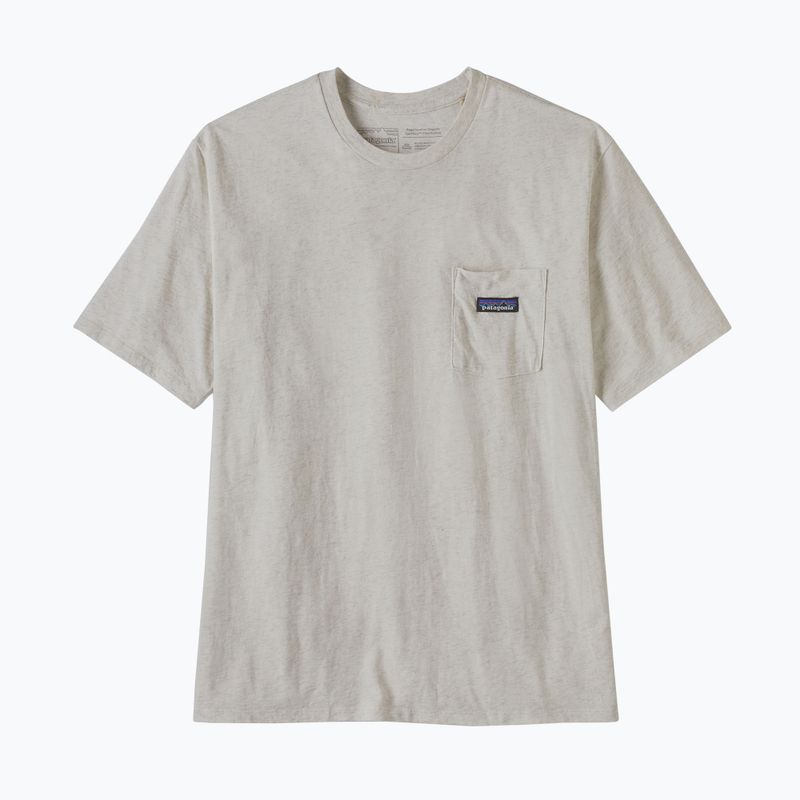 Men's T-shirt Patagonia Daily Pocket Tee birch white 4