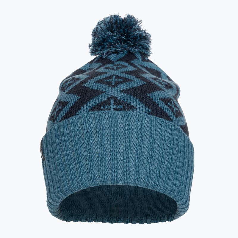 Patagonia Powder Town Beanie perennial pinecone/wavy blue 2