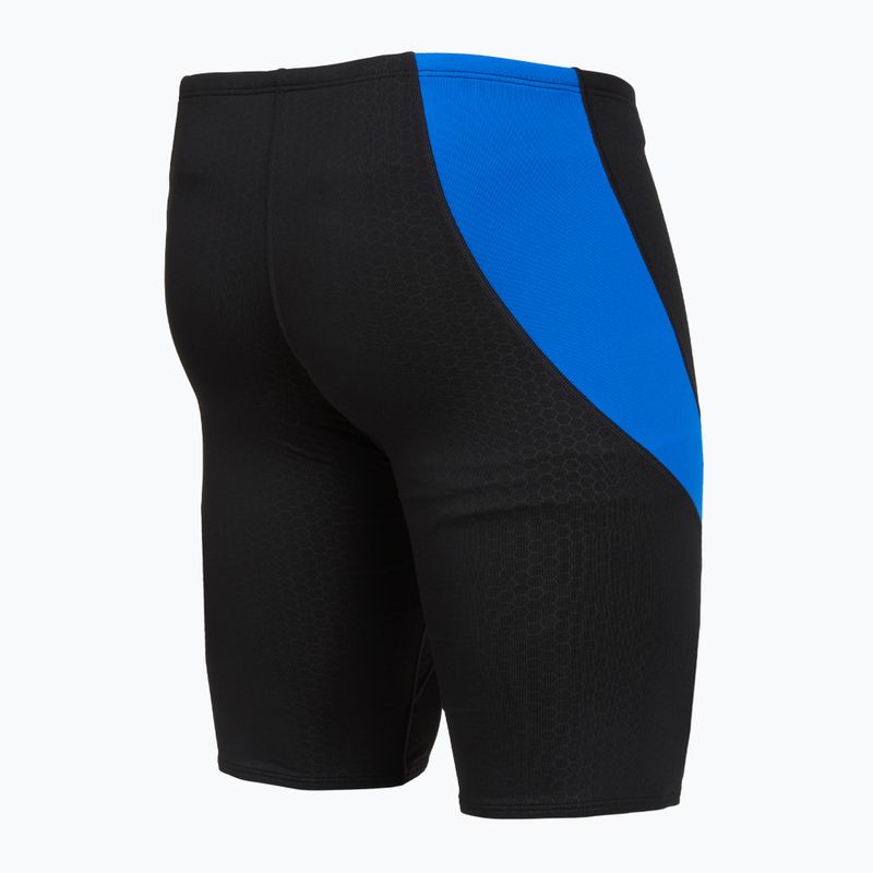 Men's swim jammers TYR Durafast Elite Oceanid Jammer black/blue 3