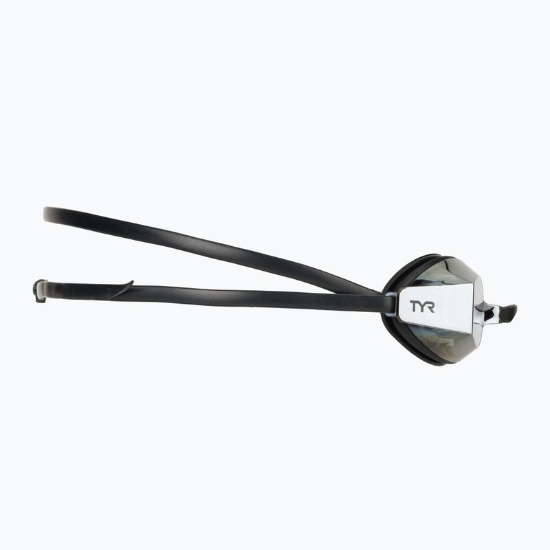 TYR Blackops 140 Ev Racing Mirrored silver/black/black swimming goggles 3