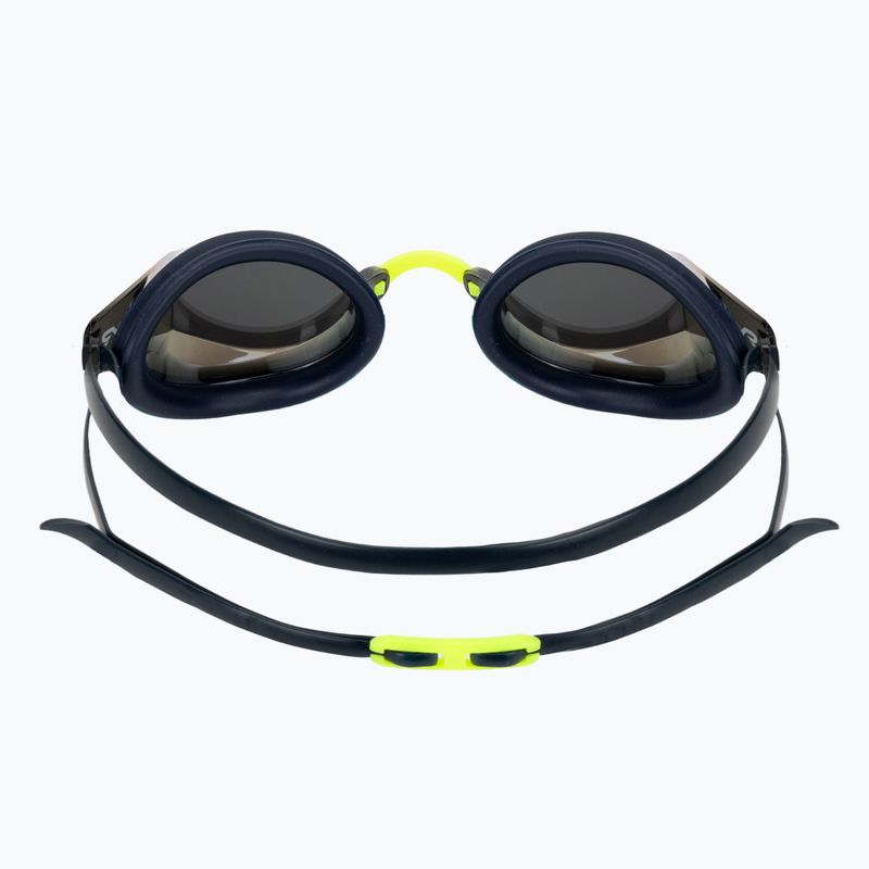 Swim goggles TYR Blackops 140 Ev Racing Mirrored gold/navy/yellow 4