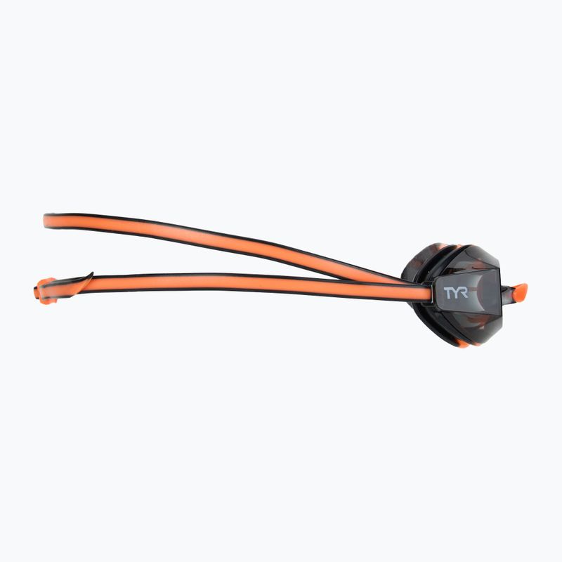 TYR Blackops 140 Ev Racing children's swimming goggles smoke/orange/black 3