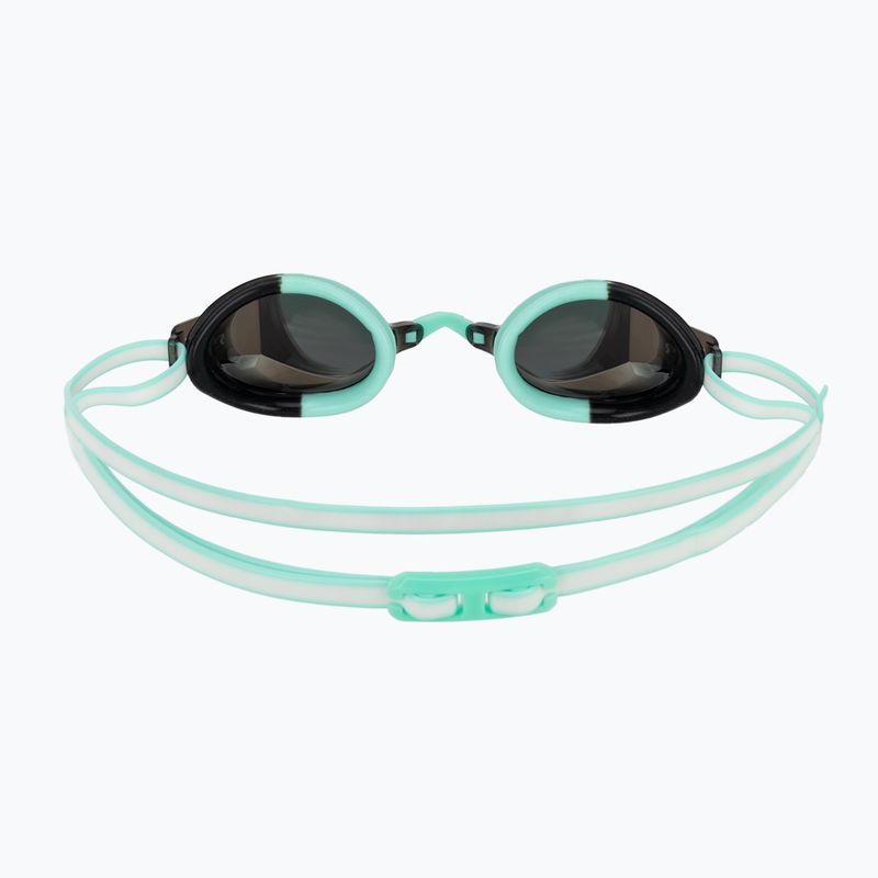 Women's swimming goggles TYR Blackops 140 Ev Racing Mirrored gold/ mint/ white 4