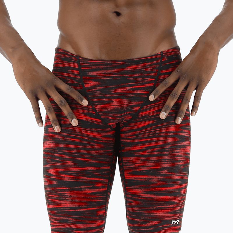 Men's TYR Fizzy Jammer swimwear red and black SFIZ_610_30 4
