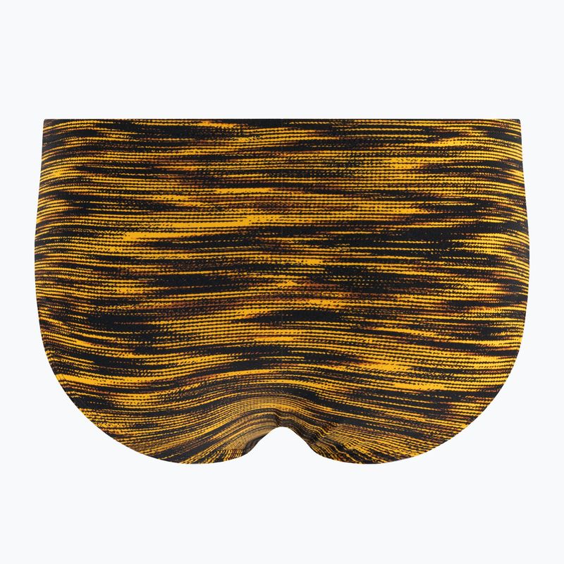 Men's TYR Fizzy Racer swim briefs black and gold RFIZ_008_30 2