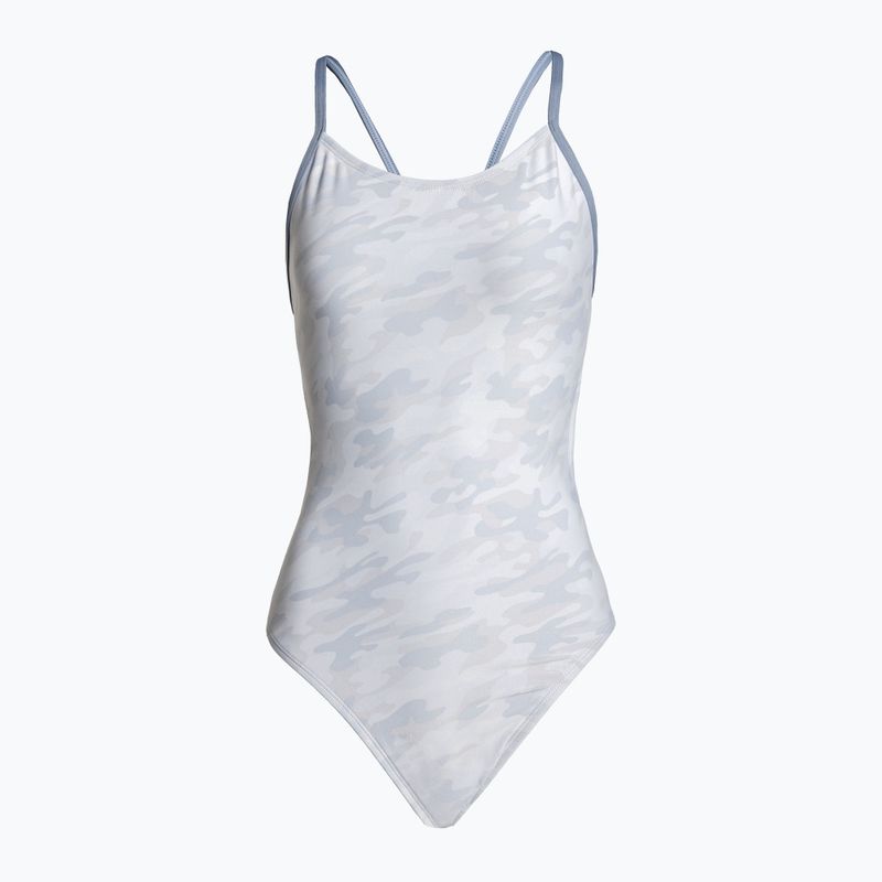 Women's one-piece swimsuit TYR Whiteout Camo Cutoutfit white CWCM_100_28