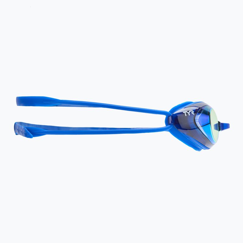 TYR Blackhawk Racing Mirrored gold/ royal swimming goggles 3