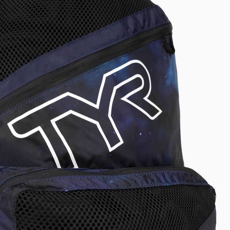 Swim bag TYR Elite Team Mesh 40 l blue/teal/green 4