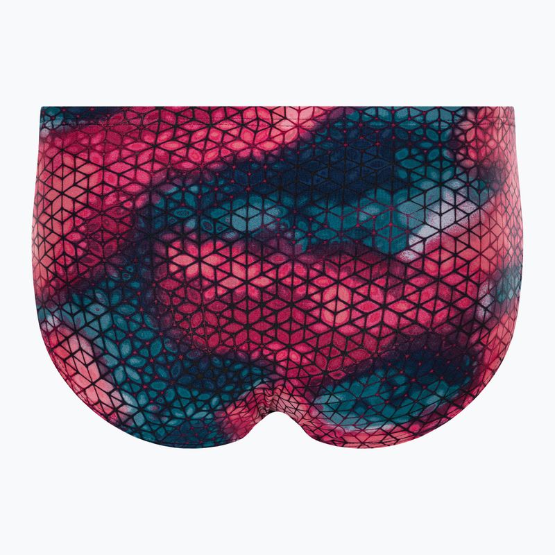 Men's TYR Starhex Racer red/multi swim briefs 2