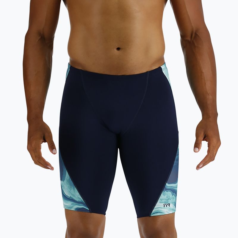 Men's swimwear TYR Mezio Blade teal/multi 4